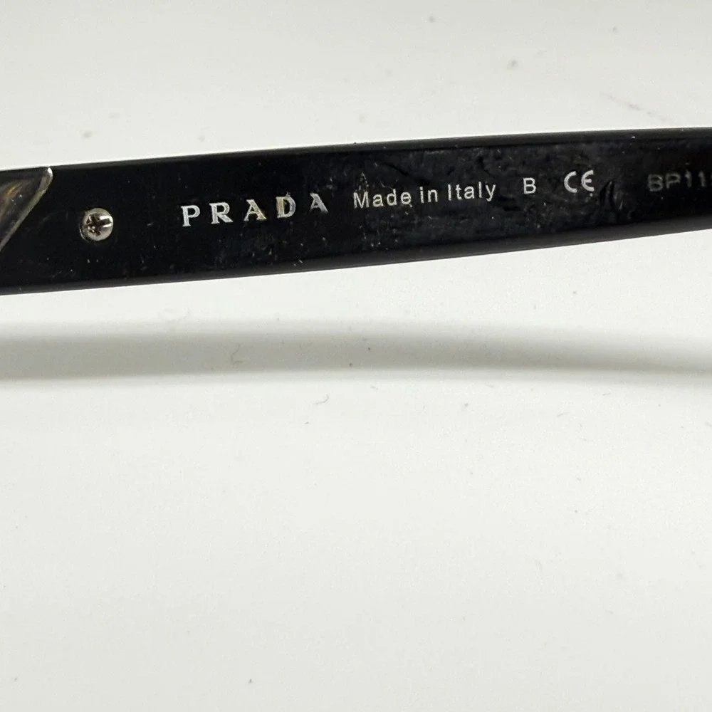 Prada VPR 10N Eyeglasses Purple Gradient Rectangular Frames Italy 53-16-135